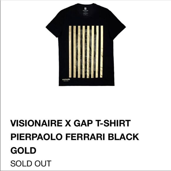 Gap X Visionaire Pierpaolo Ferrari Lady Gaga 60 Of 250 T-Shirt Size S - Picture 9 of 10